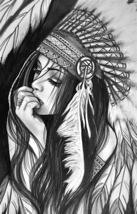 indian culture pencil drawings|sketches of native american indians.